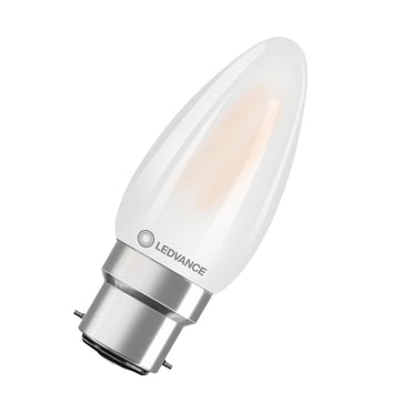 LEDVANCE LED Comfort candle frosted 470lm 3,4W/927 (40W) B22d dimmable 4099854062001