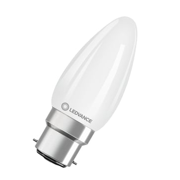 LEDVANCE LED candle frosted 470lm 4,8W/827 (40W) B22d dimmable 4099854067518
