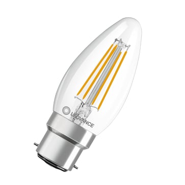 LEDVANCE LED kerte filament 470lm 4W/827 (40W) B22d 4099854069314