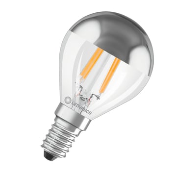 LEDVANCE LED krone topforspejlet filament 350lm 4W/827 (31W) E14 4099854070037