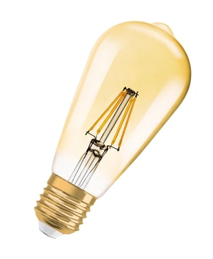 LEDVANCE Vintage 1906 LED edison gold filament 725lm 6,5W/824 (55W) E27 dimmable 4099854081514