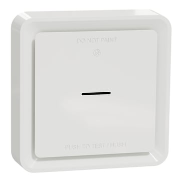 Smoke detector, Wiser, 230V, IP20, white 550B1028