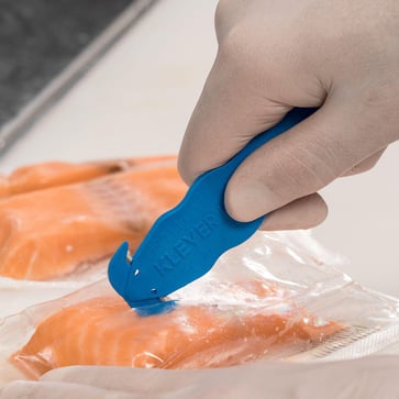Klever NSF kniv fødevarezone blå til fisk Antimikrobiel 10 stk 58KCJ1SSBX