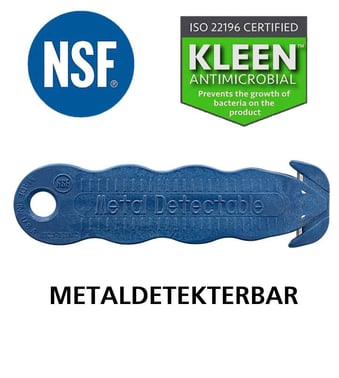 Klever NSF metaldetekterbar kniv Antimikrobiel 10 stk 58KCJ1SSMDX