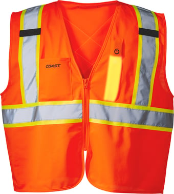 Coast Hi-Viz Safety Vest LED light SV350 size M 100047219
