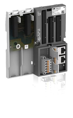 Terminal base. For AC500 V3. 2 slots for communication module. 2 Ethernet interfaces. 1 serial interface. 1 CAN interface (TB5620-2ETH) 1SAP112300R0278