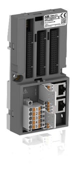 Terminal base. For AC500 V3. Without slot for communication module. 2 Ethernet interfaces. 1 serial interface. 1 CAN interface (TB5600-2ETH) 1SAP110300R0278
