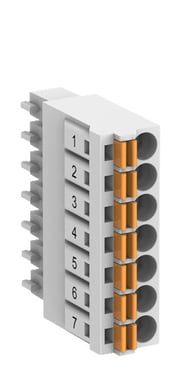 Terminal block set. Spare part for option board. 7-pole. Spring terminal. 6 pieces (TA5220-SPF7) 1SAP187400R0014