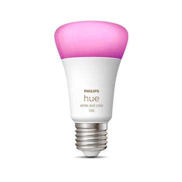 Philips HUE LED Standard White & color ambiance 9W (75W) E27 Mat Dæmpbar 929002468801
