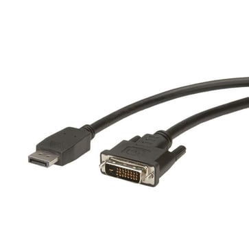 DisplayPort til DVI-D kabel, DP han / DVI-D han 2m 11.99.5610