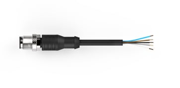 SFW-M12B5/AW-2PU Sensorkabel PUR M12x1, 5-pole (A-Coded) Længde: 2 m 6075689092