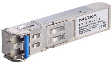 Moxa SFP fiber module, Gigabt, Singlemode, LC connector, 1310nm, 10km, SFP-1GLXLC 41582