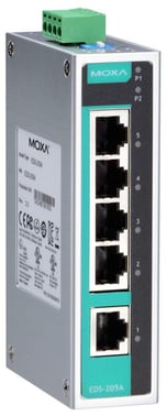 Moxa 5-port Unmanaged Ethernet switch 10/100M, EDS-205A 43122