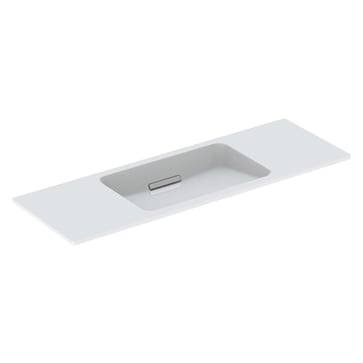 Geberit ONE washbasin 120 x 40 cm, Tap hole=without,  KeraTect/white, glossy chrome-plated 500.392.01.1