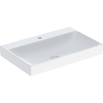 Geberit ONE washbasin 75 x 48 cm, Tap hole=central,  white/KeraTect 505.020.01.2