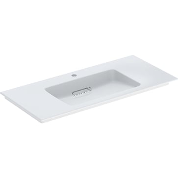 Geberit ONE washbasin 105 x 48 cm, Tap hole=central,  KeraTect/white, glossy white 505.015.00.1