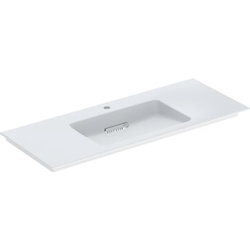 Geberit ONE washbasin 120 x 48 cm, Tap hole=central,  KeraTect/white, glossy white 505.017.00.1