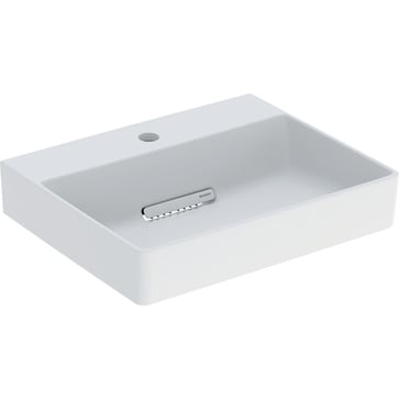 Geberit ONE lay-on washbasin 50 x 41 cm, Tap hole=central,  white matt, glossy white 505.026.00.1