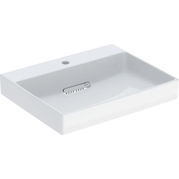 Geberit ONE washbasin 60 x 48 cm, Tap hole=central,  KeraTect/white, glossy white 505.034.00.1