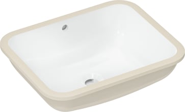 hansgrohe Xuniva Q Undercounter basin 450/350 without tap hole with overflow, white 60154450