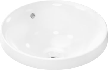 hansgrohe Xuniva S Above counter basin 400/400 without tap hole with overflow, white 60155450