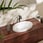 hansgrohe Xuniva D Above counter basin 550/400 without tap hole with overflow, white 60156450 miniature