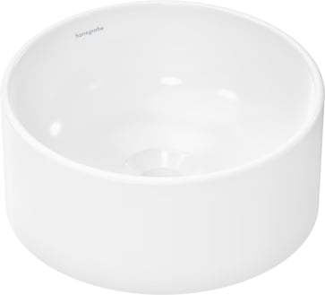 hansgrohe Xuniva S Wash bowl 300/300 without tap hole and overflow, white 60163450