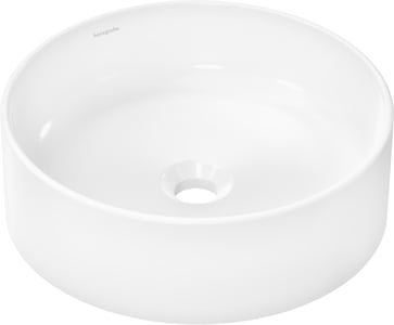 hansgrohe Xuniva S Wash bowl 400/400 without tap hole and overflow, white 60164450
