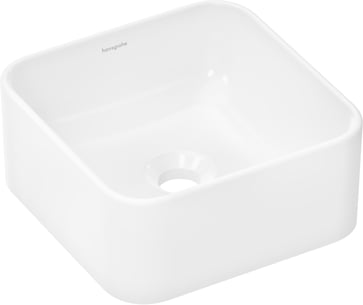 hansgrohe Xuniva Q Wash bowl 300/300 without tap hole and overflow, white 60167450