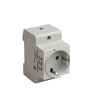 socket outlet for distribution board, grey with shutter 5230131