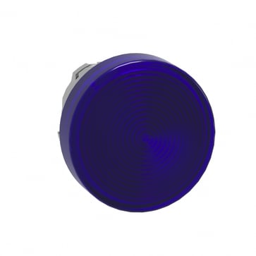 Harmony signallampehoved for LED med riflet linse til udendørs brug i blå farve ZB4BV063S