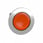 Harmony flush lampetrykshoved i metal for LED med fjeder-retur og plan trykflade i orange farve ZB4FW353 miniature