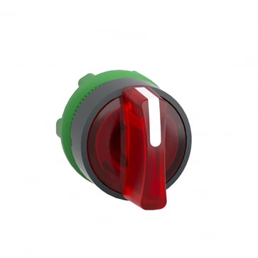 Harmony drejegreb i plast for LED med 3 faste positioner i rød farve ZB5AK1343