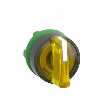 Harmony drejegreb i plast for LED med 3 faste positioner i gul farve ZB5AK1383