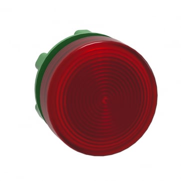 Harmony signallampehoved i plast for LED med riflet linse til udendørs brug i rød farve ZB5AV043S