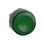 Harmony lampetrykshoved i plast for LED med fjeder-retur og ophøjet trykflade i grøn farve ZB5AW133 miniature