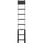 Rescue Line Military - Telescopic Ladder 4,1 M, Black 70741-521B miniature