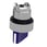 Harmony drejegreb i metal for LED med 2 faste positioner i blå farve ZB4BK1263 miniature
