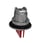 Harmony flush drejegreb i metal for LED med 3 positioner og fjeder-retur fra H-til-M i rød farve ZB4FK1843 miniature