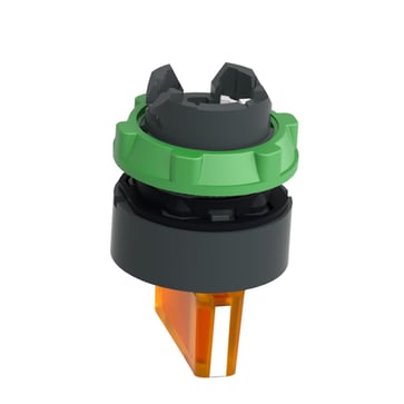 Harmony drejegreb i plast for LED med 3 faste positioner i orange farve ZB5AK1353