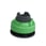 Harmony flush signallampehoved i plast for LED med linse i grøn farve ZB5FV033 miniature