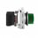 Harmony flush drejeafbryder komplet med LED og 3 faste positioner i grøn 230-240VAC 1xNO+1xNC, XB4FK133M5 XB4FK133M5 miniature