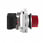 Harmony flush drejeafbryder komplet med LED og 3 faste positioner i rød 110-120VAC 1xNO+1xNC, XB4FK134G5 XB4FK134G5 miniature