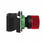 Harmony drejeafbryder komplet med LED og 3 faste positioner i rød 24VAC/DC 1xNO+1xNC XB5AK134B5 miniature