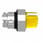 Harmony drejegreb i metal for LED med 2 positioner og fjeder-retur fra H-til-V i gul farve ZB4BK1483 miniature