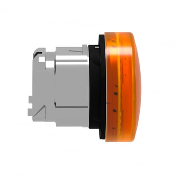 Harmony signallampehoved for LED med aftagelig orange linse for isætning af skilt ZB4BV053E