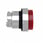 Harmony lampetrykhoved i metal for LED med fjeder-retur og ophøjet trykflade i rød farve ZB4BW143 miniature