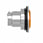 Harmony flush trykknaphoved i metal for LED med kip-funktion og isætning af label under den orange ophøjede trykflade ZB4FH53 miniature