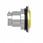 Harmony flush trykknaphoved i metal for LED med kip-funktion og isætning af label under den gule ophøjede trykflade ZB4FH83 miniature