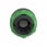 Harmony trykknapshoved i plast for LED med kip-funktion og ophøjet trykflade i grøn farve ZB5AH33 miniature